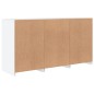 vidaXL Aparador con luces LED blanco 123x37x67 cm vidaXL Aparador con luces LED blanco 123x37x67 cm
