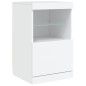 vidaXL Aparador con luces LED blanco 123x37x67 cm vidaXL Aparador con luces LED blanco 123x37x67 cm