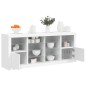 vidaXL Aparador con luces LED blanco 163x37x67 cm vidaXL Aparador con luces LED blanco 163x37x67 cm