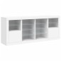 vidaXL Aparador con luces LED blanco 163x37x67 cm vidaXL Aparador con luces LED blanco 163x37x67 cm