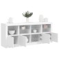 vidaXL Aparador con luces LED blanco 163x37x67 cm vidaXL Aparador con luces LED blanco 163x37x67 cm