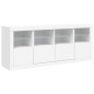 vidaXL Aparador con luces LED blanco 163x37x67 cm vidaXL Aparador con luces LED blanco 163x37x67 cm