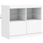 vidaXL Aparador con luces LED blanco 163x37x67 cm vidaXL Aparador con luces LED blanco 163x37x67 cm