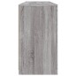 vidaXL Aparador con luces LED gris Sonoma 163x37x67 cm vidaXL Aparador con luces LED gris Sonoma 163x37x67 cm