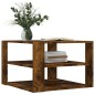 vidaXL Mesa de centro madera ingeniería roble ahumado 59,5x59,5x40 cm vidaXL Mesa de centro madera ingeniería roble ahumado 59,5x59,5x40 cm