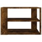 vidaXL Mesa de centro madera ingeniería roble ahumado 59,5x59,5x40 cm vidaXL Mesa de centro madera ingeniería roble ahumado 59,5x59,5x40 cm