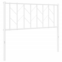 vidaXL Cabecero de metal blanco 100 cm
