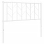 vidaXL Cabecero de metal blanco 100 cm