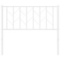 vidaXL Cabecero de metal blanco 100 cm