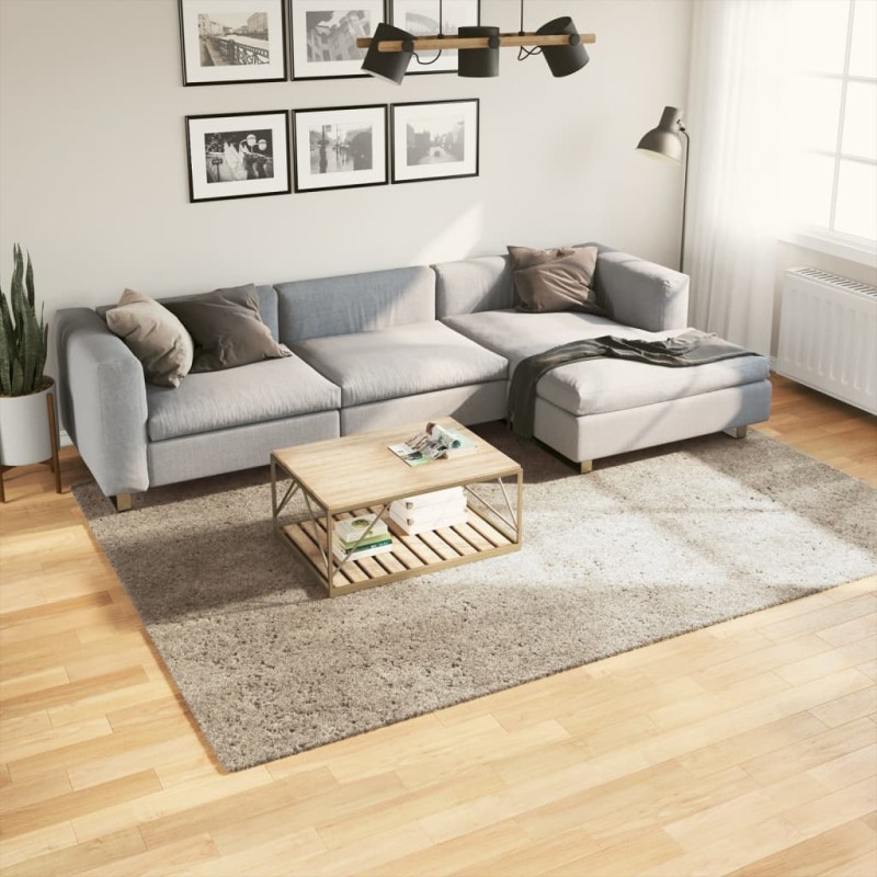 vidaXL Alfombra pelo largo aspecto brillante ISTAN beige 200x280 cm vidaXL Alfombra pelo largo aspecto brillante ISTAN beige 200x280 cm