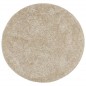 vidaXL Alfombra pelo largo aspecto brillante ISTAN beige Ø 160 cm vidaXL Alfombra pelo largo aspecto brillante ISTAN beige Ø 160 cm
