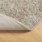 vidaXL Alfombra pelo largo aspecto brillante ISTAN beige Ø 160 cm vidaXL Alfombra pelo largo aspecto brillante ISTAN beige Ø 160 cm
