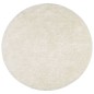vidaXL Alfombra pelo largo aspecto brillante ISTAN crema Ø 80 cm vidaXL Alfombra pelo largo aspecto brillante ISTAN crema Ø 80 cm