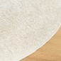 vidaXL Alfombra pelo largo aspecto brillante ISTAN crema Ø 80 cm vidaXL Alfombra pelo largo aspecto brillante ISTAN crema Ø 80 cm