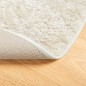 vidaXL Alfombra pelo largo aspecto brillante ISTAN crema Ø 80 cm vidaXL Alfombra pelo largo aspecto brillante ISTAN crema Ø 80 cm
