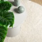vidaXL Alfombra pelo largo aspecto brillante ISTAN crema Ø 80 cm vidaXL Alfombra pelo largo aspecto brillante ISTAN crema Ø 80 cm