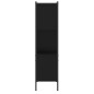 vidaXL Estantería de madera de ingeniería negra 72x28x109 cm vidaXL Estantería de madera de ingeniería negra 72x28x109 cm