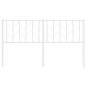 vidaXL Cabecero de metal blanco 150 cm