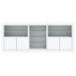 vidaXL Aparador con luces LED blanco 162x37x67 cm vidaXL Aparador con luces LED blanco 162x37x67 cm