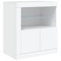 vidaXL Aparador con luces LED blanco 162x37x67 cm vidaXL Aparador con luces LED blanco 162x37x67 cm