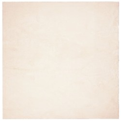 vidaXL Alfombra de pelo corto suave lavable HUARTE beige 200x200 cm
