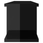 vidaXL Estantes de pared 2 uds contrachapada negro brillo 75x18x20 cm vidaXL Estantes de pared 2 uds contrachapada negro brillo 75x18x20 cm