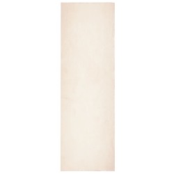 vidaXL Alfombra de pelo corto suave lavable HUARTE beige 80x250 cm