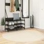 vidaXL Alfombra de pelo corto suave lavable HUARTE crema Ø 160 cm vidaXL Alfombra de pelo corto suave lavable HUARTE crema Ø 160 cm