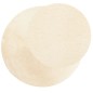 vidaXL Alfombra de pelo corto suave lavable HUARTE crema Ø 160 cm vidaXL Alfombra de pelo corto suave lavable HUARTE crema Ø 160 cm