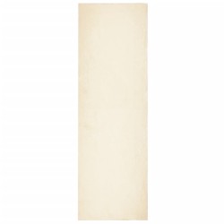 vidaXL Alfombra de pelo corto suave lavable HUARTE crema 80x250 cm