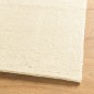 vidaXL Alfombra de pelo corto suave lavable HUARTE crema 200x200 cm