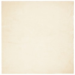 vidaXL Alfombra de pelo corto suave lavable HUARTE crema 160x160 cm