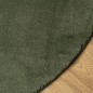 vidaXL Alfombra pelo corto suave lavable HUARTE verde bosque Ø 120 cm vidaXL Alfombra pelo corto suave lavable HUARTE verde bosque Ø 120 cm