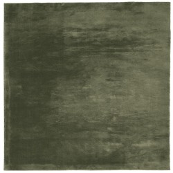vidaXL Alfombra pelo corto suave lavable HUARTE verde bosque 120x120cm