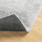 vidaXL Alfombra de pelo corto suave lavable HUARTE gris 120x120 cm vidaXL Alfombra de pelo corto suave lavable HUARTE gris 120x120 cm