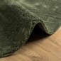 vidaXL Alfombra pelo corto suave lavable HUARTE verde bosque Ø 200 cm vidaXL Alfombra pelo corto suave lavable HUARTE verde bosque Ø 200 cm