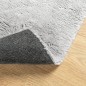vidaXL Alfombra de pelo corto suave lavable HUARTE gris 240x240 cm vidaXL Alfombra de pelo corto suave lavable HUARTE gris 240x240 cm