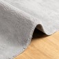 vidaXL Alfombra de pelo corto suave lavable HUARTE gris 240x240 cm vidaXL Alfombra de pelo corto suave lavable HUARTE gris 240x240 cm