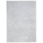 vidaXL Alfombra de pelo corto suave lavable HUARTE gris 140x200 cm