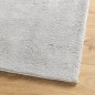 vidaXL Alfombra de pelo corto suave lavable HUARTE gris 140x200 cm