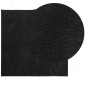 vidaXL Alfombra de pelo corto suave lavable HUARTE negro 120x120 cm vidaXL Alfombra de pelo corto suave lavable HUARTE negro 120x120 cm