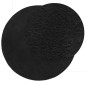 vidaXL Alfombra de pelo corto suave lavable HUARTE negro Ø 200 cm vidaXL Alfombra de pelo corto suave lavable HUARTE negro Ø 200 cm