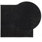 vidaXL Alfombra de pelo corto suave lavable HUARTE negro 200x200 cm vidaXL Alfombra de pelo corto suave lavable HUARTE negro 200x200 cm