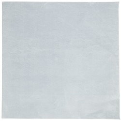 vidaXL Alfombra de pelo corto suave lavable HUARTE azul 120x120 cm