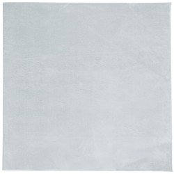 vidaXL Alfombra de pelo corto suave lavable HUARTE azul 240x240 cm