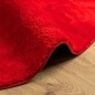 vidaXL Alfombra de pelo corto suave lavable HUARTE rojo Ø 80 cm vidaXL Alfombra de pelo corto suave lavable HUARTE rojo Ø 80 cm
