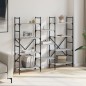 vidaXL Estantería madera de ingeniería gris Sonoma 160x28,5x136,5 cm vidaXL Estantería madera de ingeniería gris Sonoma 160x28,5x136,5 cm