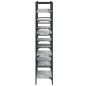 vidaXL Estantería madera de ingeniería gris Sonoma 160x28,5x136,5 cm vidaXL Estantería madera de ingeniería gris Sonoma 160x28,5x136,5 cm
