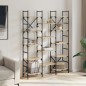 vidaXL Estantería madera de ingeniería roble Sonoma 127,5x28,5x172,5cm vidaXL Estantería madera de ingeniería roble Sonoma 127,5x28,5x172,5cm