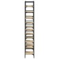 vidaXL Estantería madera de ingeniería roble Sonoma 127,5x28,5x172,5cm vidaXL Estantería madera de ingeniería roble Sonoma 127,5x28,5x172,5cm